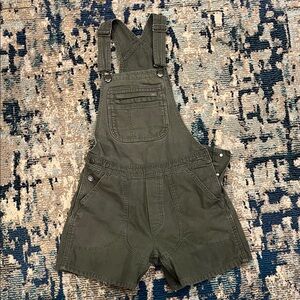 Patagonia Olive Green Stand Up Shorts Overalls